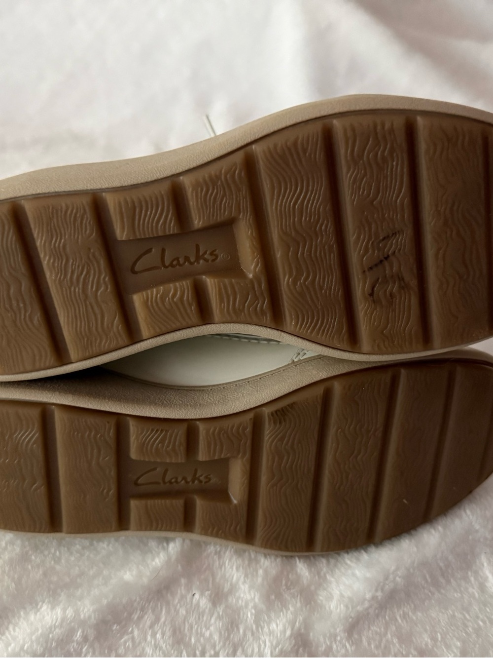 Clark’s Collection White Leather Nalle Lace Sports Inspired Sneakers 7.5 Lk New - Picture 11 of 11